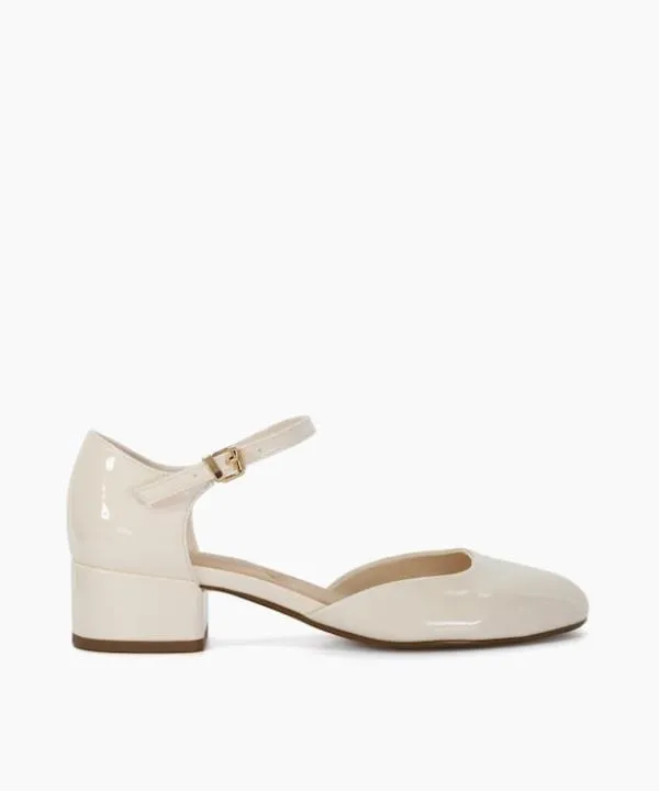 Dune London Heels Dominos Cream Patent Mary Jane Shoes Dune London White 8211 Women Dune London Heels Dominos Cream Patent Mary Jane Shoes Dune London White 8211 Women