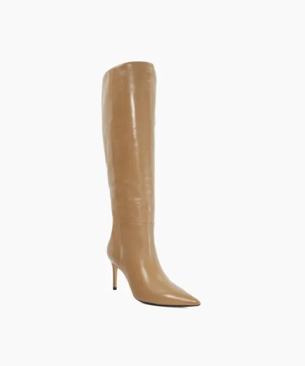 Dune London Knee High Boots Serve Caramel Leather Pull On Knee High Boots Dune London Brown 8211 Women Dune London Knee High Boots Serve Caramel Leather Pull On Knee High Boots Dune London Brown 8211 Women