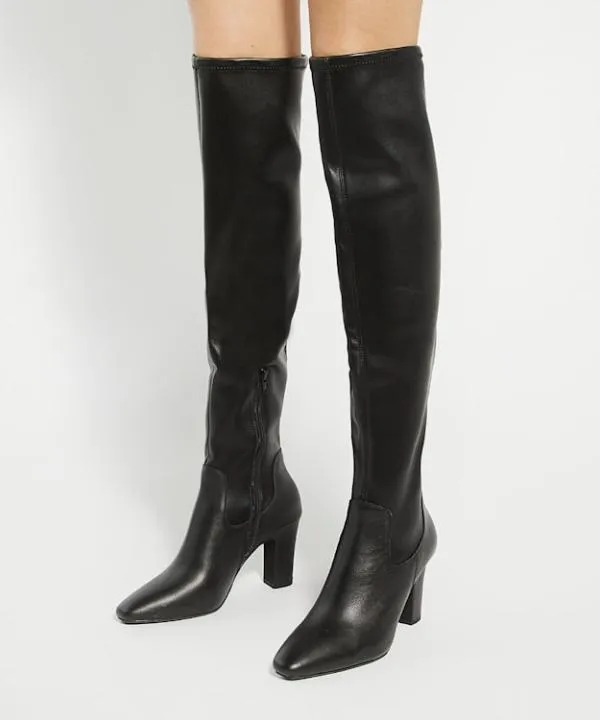 Dune London Knee High Boots Sirenna Black Over The Knee Boots Dune London Black 8211 Women