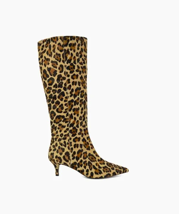 Dune London Knee High Boots Smooth Leopard KittenHeeled KneeHigh Boots Dune London Animal 8211 Women Dune London Knee High Boots Smooth Leopard KittenHeeled KneeHigh Boots Dune London Animal 8211 Women