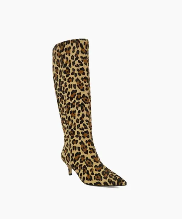 Dune London Knee High Boots Smooth Leopard KittenHeeled KneeHigh Boots Dune London Animal 8211 Women Dune London Knee High Boots Smooth Leopard KittenHeeled KneeHigh Boots Dune London Animal 8211 Women