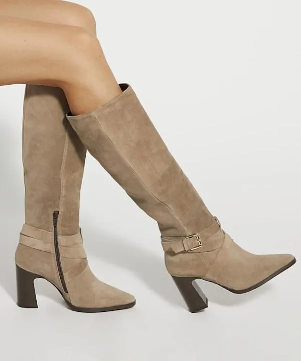 Dune London Knee High Boots Solanna Taupe Block Heel Knee High Boots Dune London Neutral 8211 Women Dune London Knee High Boots Solanna Taupe Block Heel Knee High Boots Dune London Neutral 8211 Women