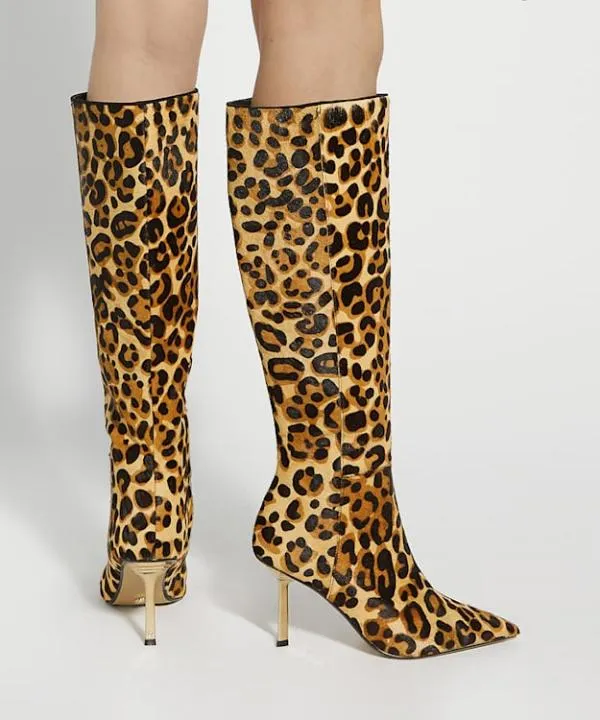 Dune London Knee High Boots Solara Leopard Pointed Toe Emerald Heel Knee High Boots Dune London Animal 8211 Women Dune London Knee High Boots Solara Leopard Pointed Toe Emerald Heel Knee High Boots Dune London Animal 8211 Women