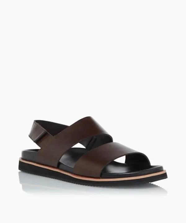 Dune London Leather Sandals Idda Brown Utilitarian Strap Sandals Dune London Brown 8211 Men Dune London Leather Sandals Idda Brown Utilitarian Strap Sandals Dune London Brown 8211 Men