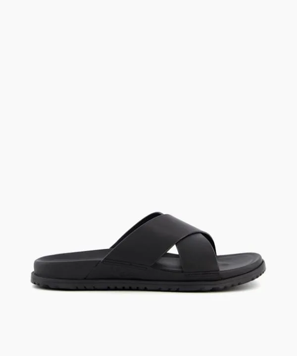 Dune London Leather Sandals Wainscott Slide Black Leather Slider Sandals Dune London Black 8211 Men Dune London Leather Sandals Wainscott Slide Black Leather Slider Sandals Dune London Black 8211 Men
