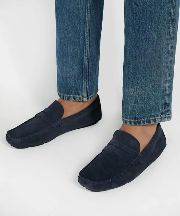 Dune London Loafers Bradlay Navy Suede Driver Dune London Blue 8211 Men Dune London Loafers Bradlay Navy Suede Driver Dune London Blue 8211 Men