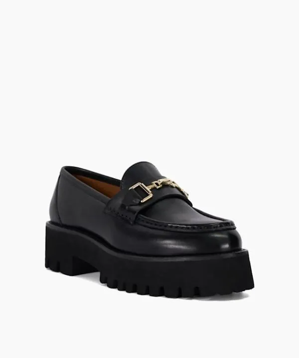 Dune London Loafers Groundbreaking Black Chunky Branded Snaffle Trim Loafer Dune London Black 8211 Women Dune London Loafers Groundbreaking Black Chunky Branded Snaffle Trim Loafer Dune London Black 8211 Women