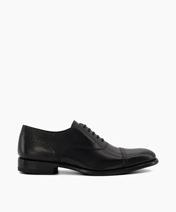 Dune London Smart Shoes Hughes Black Leather Oxford Shoes Dune London Black 8211 Men