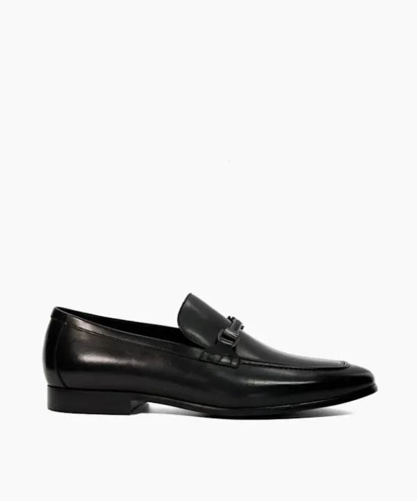 Dune London Smart Shoes Scilly Black Leather Snaffle Trimmed Loafers Dune London Black 8211 Men Dune London Smart Shoes Scilly Black Leather Snaffle Trimmed Loafers Dune London Black 8211 Men