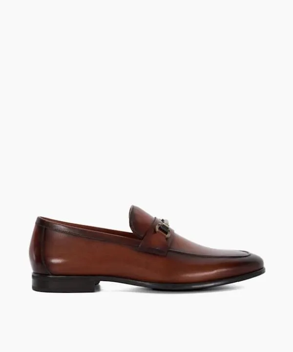 Dune London Smart Shoes Seymore Dark Tan Leather Snaffle Loafers Dune London Brown 8211 Men Dune London Smart Shoes Seymore Dark Tan Leather Snaffle Loafers Dune London Brown 8211 Men