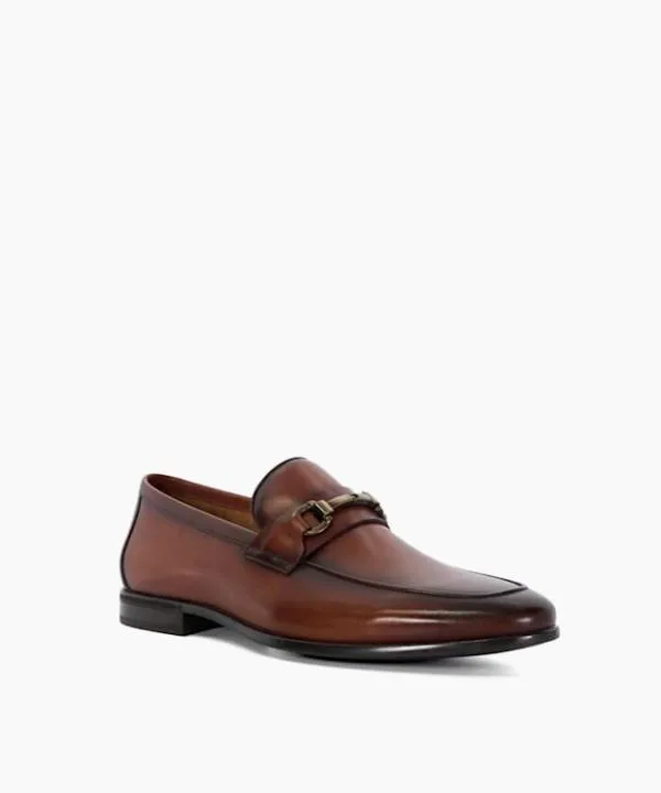 Dune London Smart Shoes Seymore Dark Tan Leather Snaffle Loafers Dune London Brown 8211 Men Dune London Smart Shoes Seymore Dark Tan Leather Snaffle Loafers Dune London Brown 8211 Men