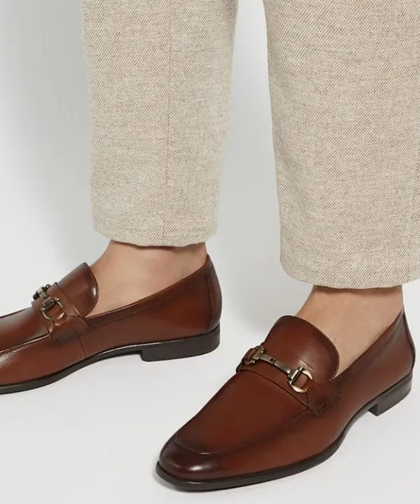Dune London Smart Shoes Seymore Dark Tan Leather Snaffle Loafers Dune London Brown 8211 Men Dune London Smart Shoes Seymore Dark Tan Leather Snaffle Loafers Dune London Brown 8211 Men