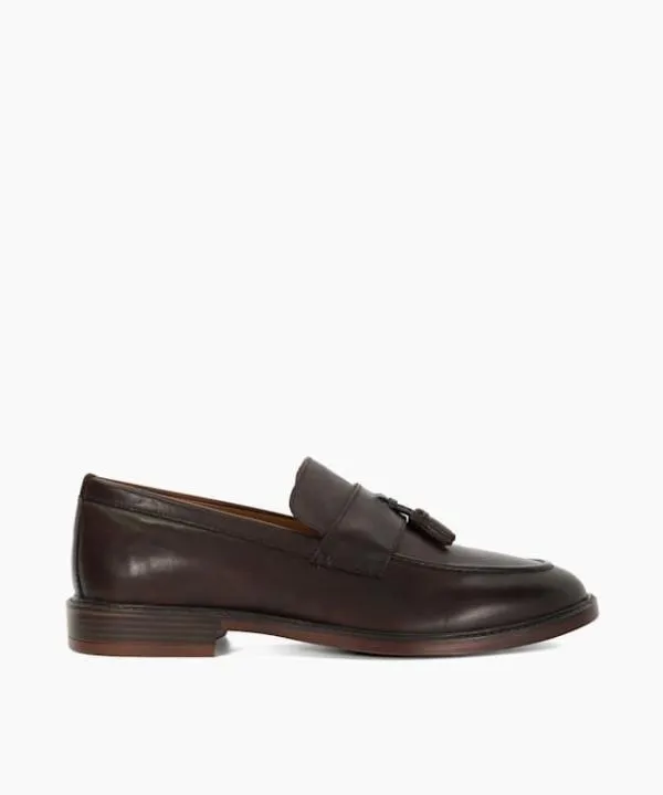 Dune London Smart Shoes Sonnie Brown Leather Tassel Loafers Dune London Brown 8211 Men Dune London Smart Shoes Sonnie Brown Leather Tassel Loafers Dune London Brown 8211 Men