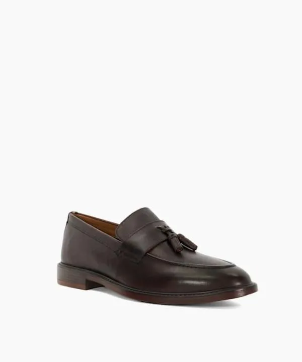 Dune London Smart Shoes Sonnie Brown Leather Tassel Loafers Dune London Brown 8211 Men Dune London Smart Shoes Sonnie Brown Leather Tassel Loafers Dune London Brown 8211 Men