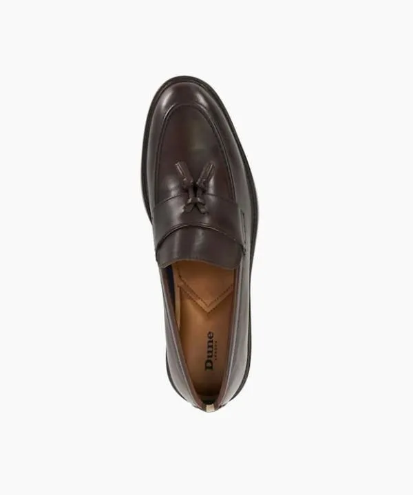 Dune London Smart Shoes Sonnie Brown Leather Tassel Loafers Dune London Brown 8211 Men Dune London Smart Shoes Sonnie Brown Leather Tassel Loafers Dune London Brown 8211 Men