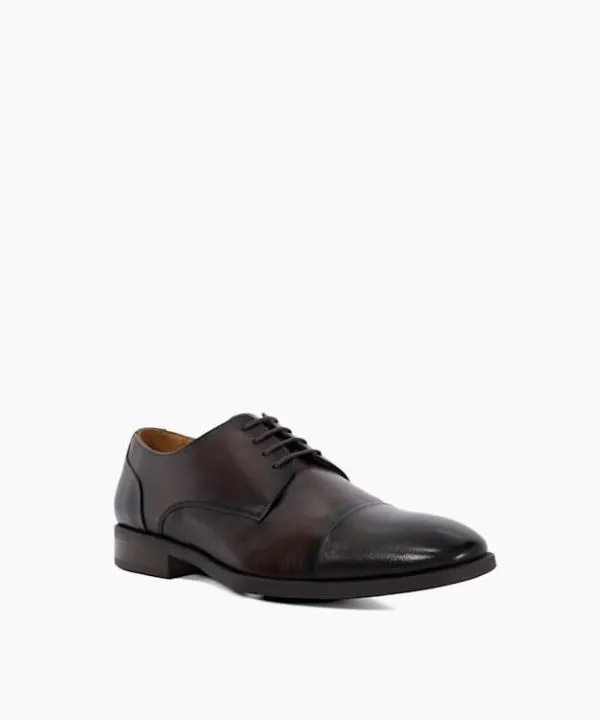 Dune London Smart Shoes Suffix Brown Leather Toe Cap Lace Up Derby Dune London Brown 8211 Men Dune London Smart Shoes Suffix Brown Leather Toe Cap Lace Up Derby Dune London Brown 8211 Men