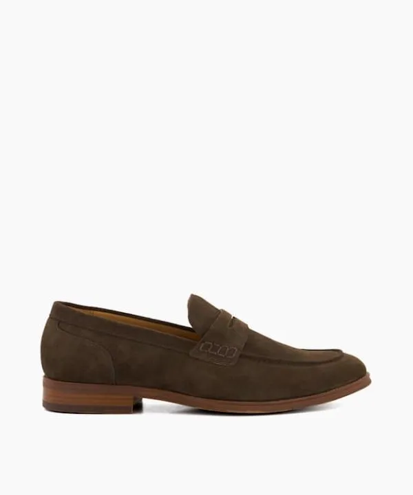 Dune London Smart Shoes Sulli Brown Wide Fit Penny Loafers Dune London Brown 8211 Men Dune London Smart Shoes Sulli Brown Wide Fit Penny Loafers Dune London Brown 8211 Men