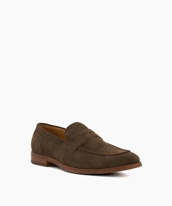 Dune London Smart Shoes Sulli Brown Wide Fit Penny Loafers Dune London Brown 8211 Men Dune London Smart Shoes Sulli Brown Wide Fit Penny Loafers Dune London Brown 8211 Men