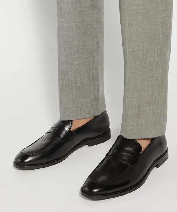 Dune London Smart Shoes Surrey Black Leather Penny Loafers Dune London Black 8211 Men Dune London Smart Shoes Surrey Black Leather Penny Loafers Dune London Black 8211 Men