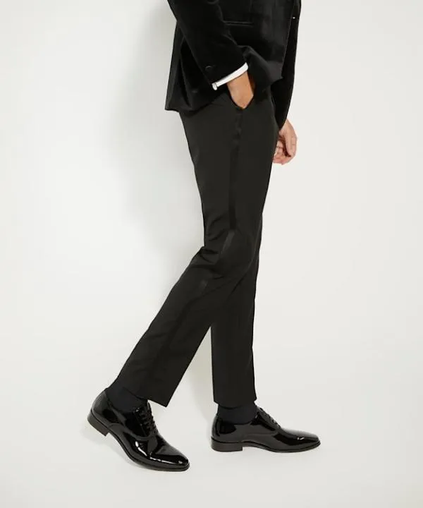 Dune London Smart Shoes Swallow Black PatentLeather Oxford Shoes Dune London Black 8211 Men