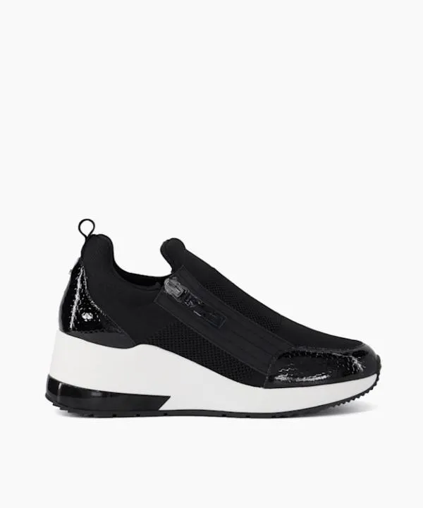 Dune London Trainers Ellens Black Heel Clip Wedge Heel Trainers Dune London Black 8211 Women Dune London Trainers Ellens Black Heel Clip Wedge Heel Trainers Dune London Black 8211 Women