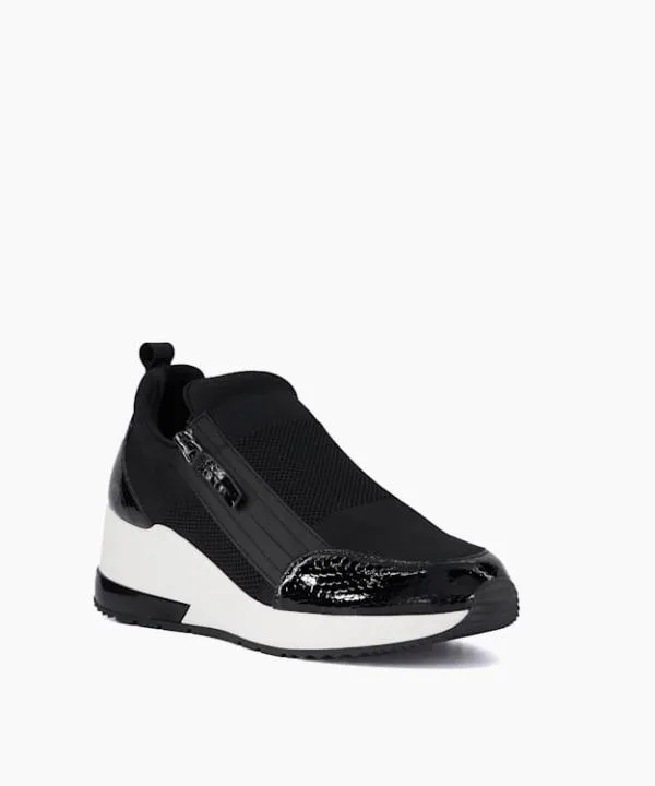 Dune London Trainers Ellens Black Heel Clip Wedge Heel Trainers Dune London Black 8211 Women Dune London Trainers Ellens Black Heel Clip Wedge Heel Trainers Dune London Black 8211 Women