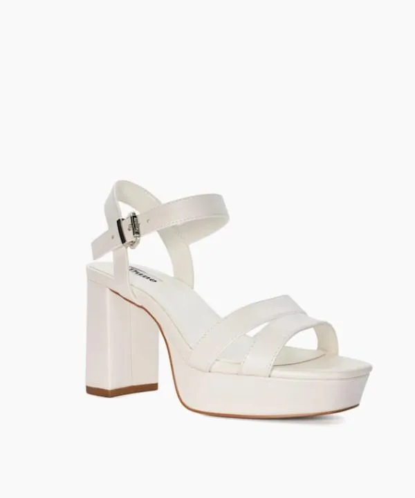 Dune London Wedding Shoes Madewithlove Ivory Leather Platform Wedding Heels Dune London White 8211 Women