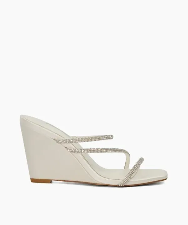 Dune London Wedding Shoes Moonbeam Ivory Diamante Embellished Wedding Wedge Heels Dune London White 8211 Women Dune London Wedding Shoes Moonbeam Ivory Diamante Embellished Wedding Wedge Heels Dune London White 8211 Women