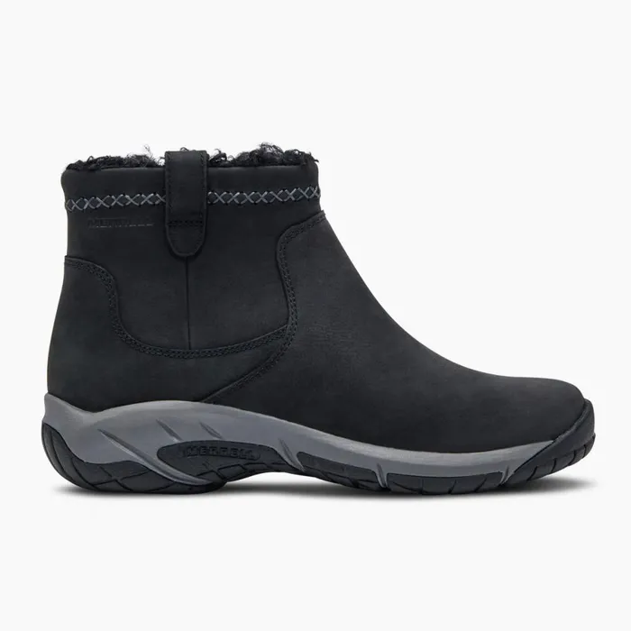 Encore 4 Bluff Zip Polar Waterproof Wide Width Black Women Merrell Boots