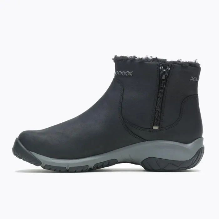 Encore 4 Bluff Zip Polar Waterproof Wide Width Black Women Merrell Boots