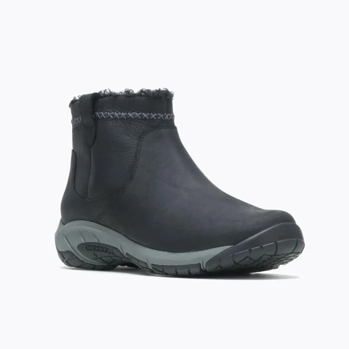 Encore 4 Bluff Zip Polar Waterproof Wide Width Black Women Merrell Boots