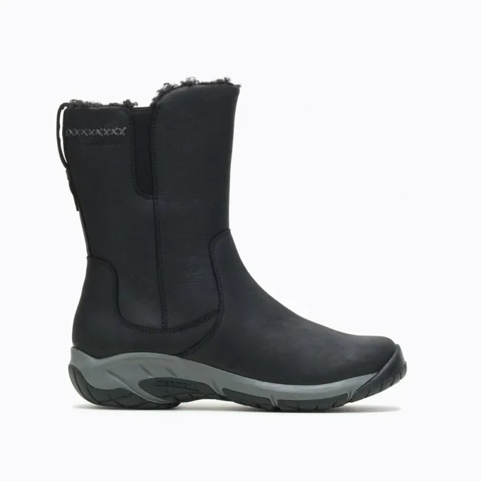 Encore 4 Tall Zip Polar Waterproof Black Women Merrell Boots