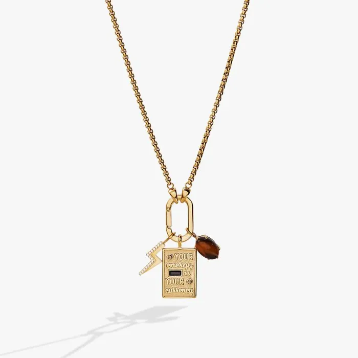 Energy Trio Interchangeable Charm Necklace Stainless Steel Gold Women Alex And Ani Chain Or Bracelet Charm Bases Energy Trio Interchangeable Charm Necklace Stainless Steel Gold Women Alex And Ani Chain Or Bracelet Charm Bases