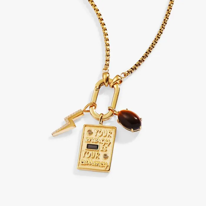 Energy Trio Interchangeable Charm Necklace Stainless Steel Gold Women Alex And Ani Chain Or Bracelet Charm Bases Energy Trio Interchangeable Charm Necklace Stainless Steel Gold Women Alex And Ani Chain Or Bracelet Charm Bases