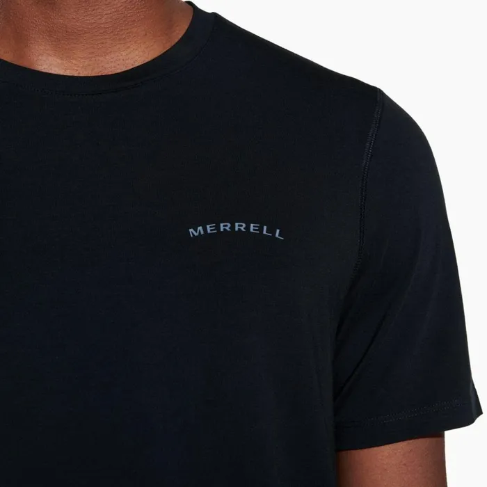 Everyday Tee With Tencel Black Men Merrell Tops