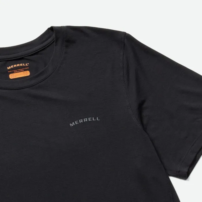 Everyday Tee With Tencel Black Men Merrell Tops