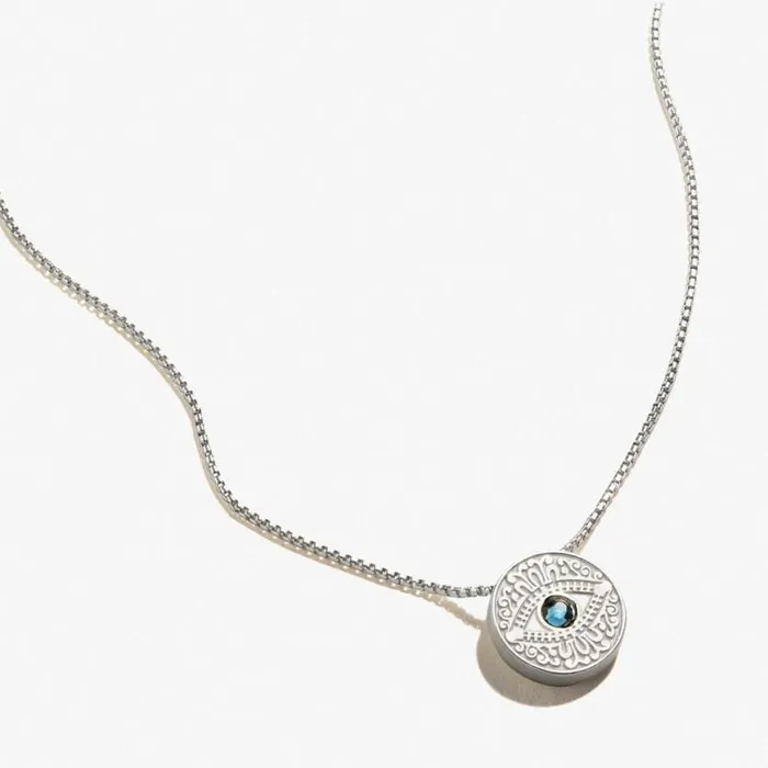 Evil Eye Crystal Charm Necklace Sterling Silver Women Alex And Ani Spiritual Religious Evil Eye Crystal Charm Necklace Sterling Silver Women Alex And Ani Spiritual Religious