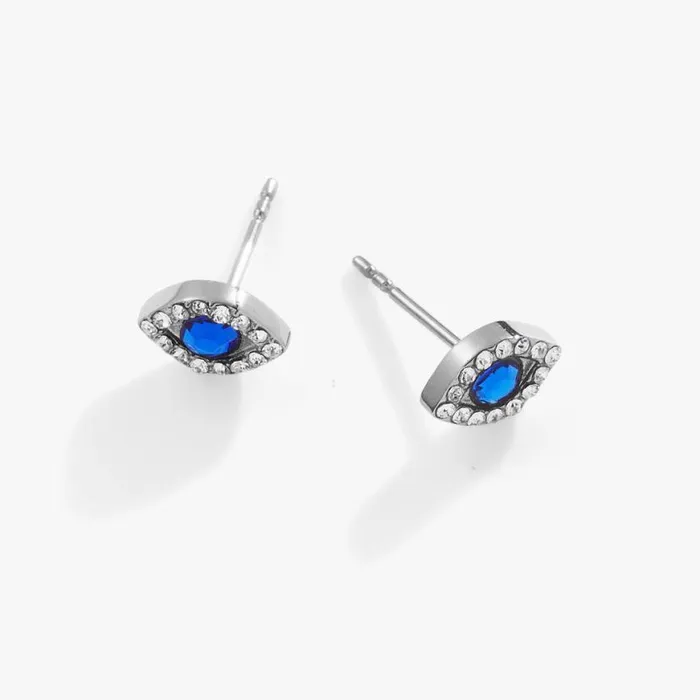 Evil Eye Mini Stud Earrings Stainless Steel Silver Women Alex And Ani Strength Protection Evil Eye Mini Stud Earrings Stainless Steel Silver Women Alex And Ani Strength Protection