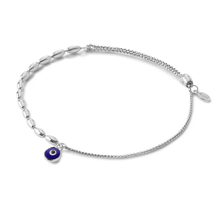 Evil Eye Pull Chain Bracelet Sterling Silver Women Alex And Ani Strength Protection Evil Eye Pull Chain Bracelet Sterling Silver Women Alex And Ani Strength Protection