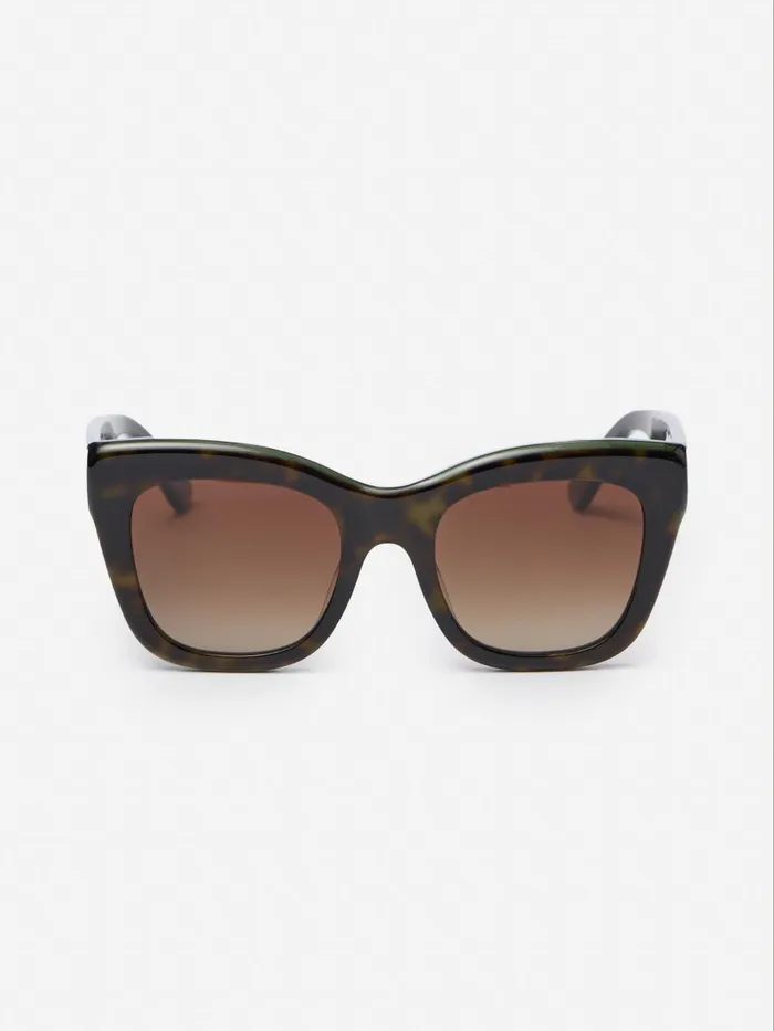 Eyewear Women JMcLaughlin Nanette Sunglasses In Tortoise Green