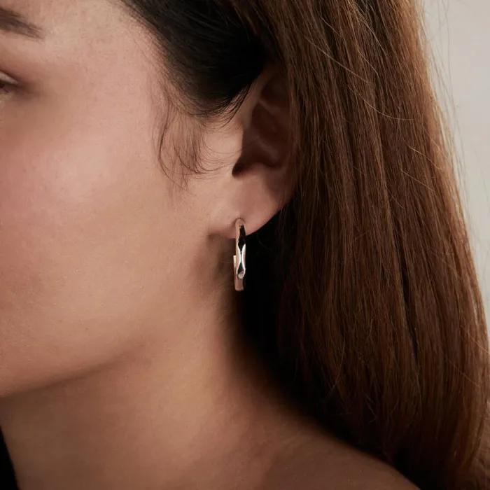 Faceted Hoop Earrings Gold Women Alex And Ani Earrings Faceted Hoop Earrings Gold Women Alex And Ani Earrings