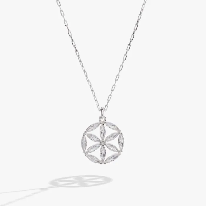 Faith And Family Rosette Pendant Necklace Silver Women Alex And Ani Faith Hope Faith And Family Rosette Pendant Necklace Silver Women Alex And Ani Faith Hope