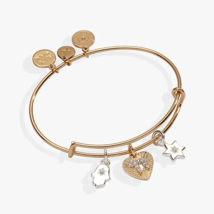 Faith And Family Star Of David Charm Bangle Two Tone Women Alex And Ani Bracelets Faith And Family Star Of David Charm Bangle Two Tone Women Alex And Ani Bracelets