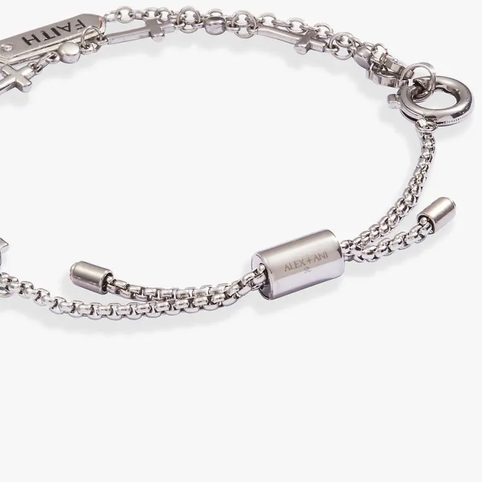 Faith Stranded Bracelet Set Stainless Steel Silver Women Alex And Ani Bracelets Faith Stranded Bracelet Set Stainless Steel Silver Women Alex And Ani Bracelets
