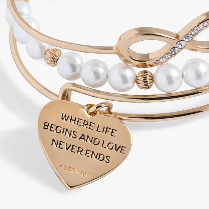 Family Bangle Set Of 3 Gold Women Alex And Ani Jewelry Sets Family Bangle Set Of 3 Gold Women Alex And Ani Jewelry Sets