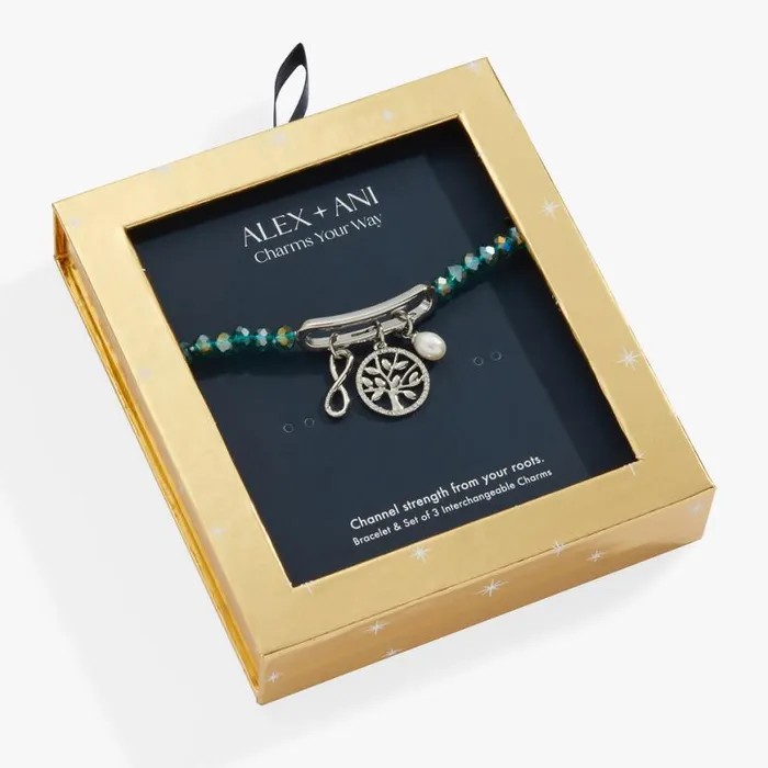 Family Mix Match Charm Stretch Bracelet Silver Women Alex And Ani Luck Prosperity Family Mix Match Charm Stretch Bracelet Silver Women Alex And Ani Luck Prosperity