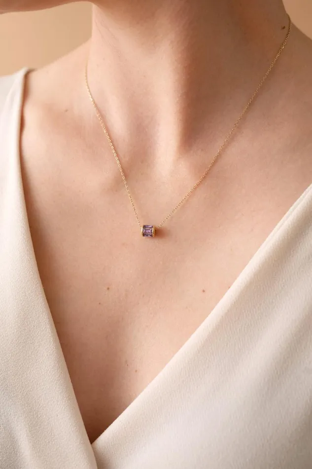 February Birthstone Precious Pendant Necklace 14kt Gold Over Sterling Silver Women Alex And Ani Necklaces February Birthstone Precious Pendant Necklace 14kt Gold Over Sterling Silver Women Alex And Ani Necklaces
