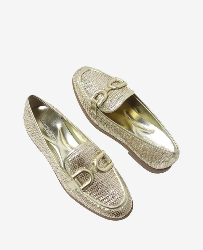 Flats and Loafers Women Kenneth Cole Linda Bit Loafer Soft Gold Flats and Loafers Women Kenneth Cole Linda Bit Loafer Soft Gold