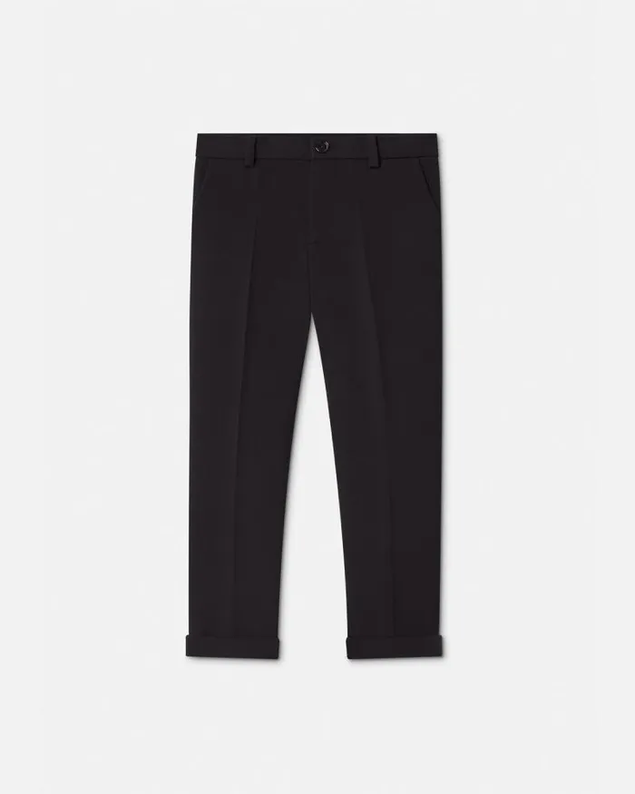 Formal Kids Pants Black Children Versace Clothing