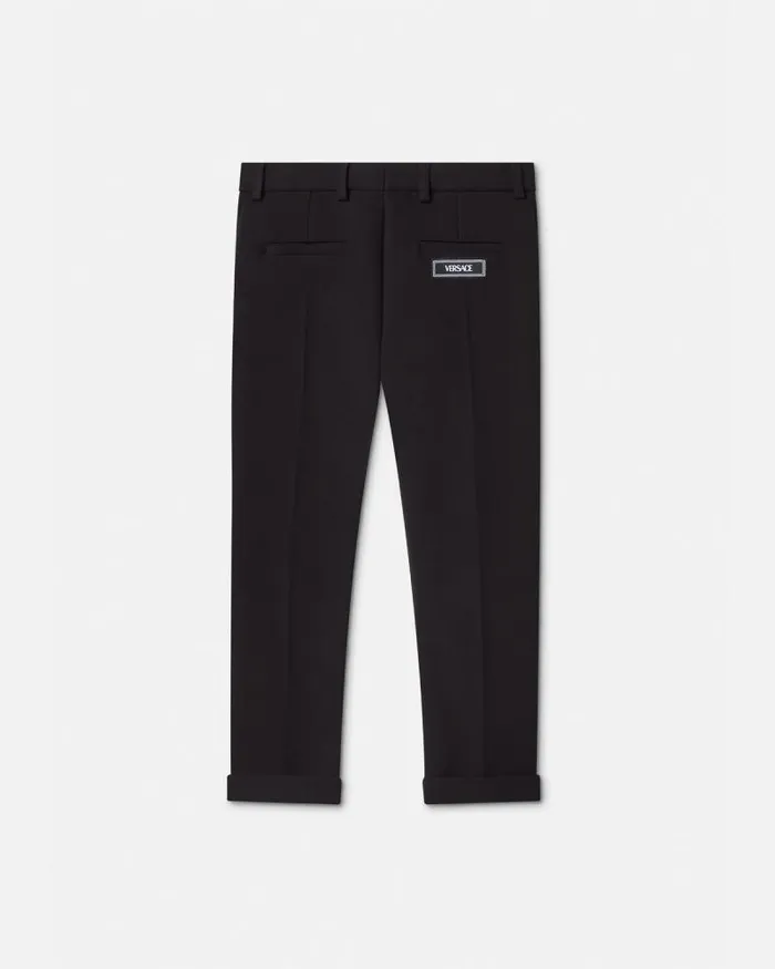Formal Kids Pants Black Children Versace Clothing